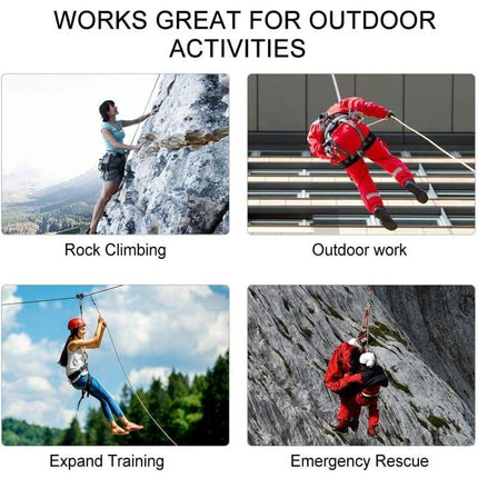 10M Safety Rope Nylon Braided Safety Rope Anti-tear Climbing Rescue Rope, 10mm Diameter Rope for Hiking.