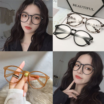 Brown Black Leopard Print Anti Blue Light Glasses Women Men Computer Glasses leopard print.