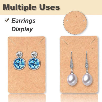 480pcs earring cards with plastic bag earring display cards for earring necklace display jewelry packaging.