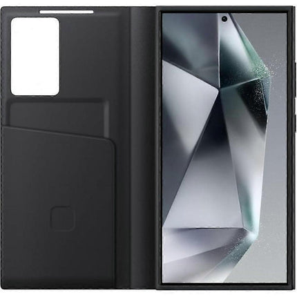 Galaxy S23 Ultra Smart View Wallet Case in Black.