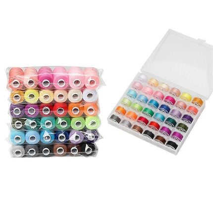 72 pcs Sewing Thread Set, 36 Colors Sewing Machine Threads, Pre-Wound Spools Sewing Thread Set, 365 Meters Per Spool.