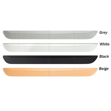 Threshold strip for robot vacuum cleaner, white.