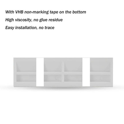 Threshold strip for robot vacuum cleaner, white.