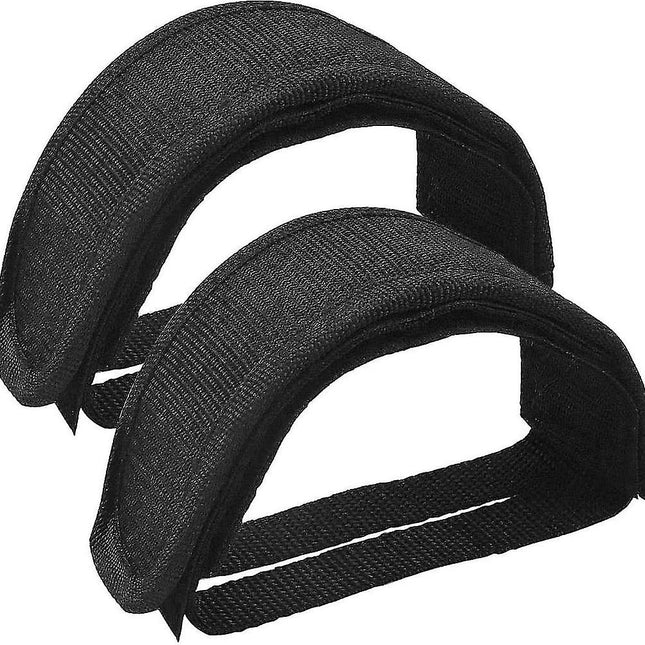 Pair Universal Bicycle Pedal Straps, Adjustable Non-Slip Double Adhesive Pedal Toe Clips Nylon Pedal Straps, Bicycle Pedal Accessories.