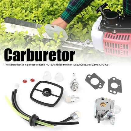 Echo HC1500 Hedge Trimmer Carburetor 12520005962 for Zama C1U-K51, Hedge Trimmer Accessory Kit.