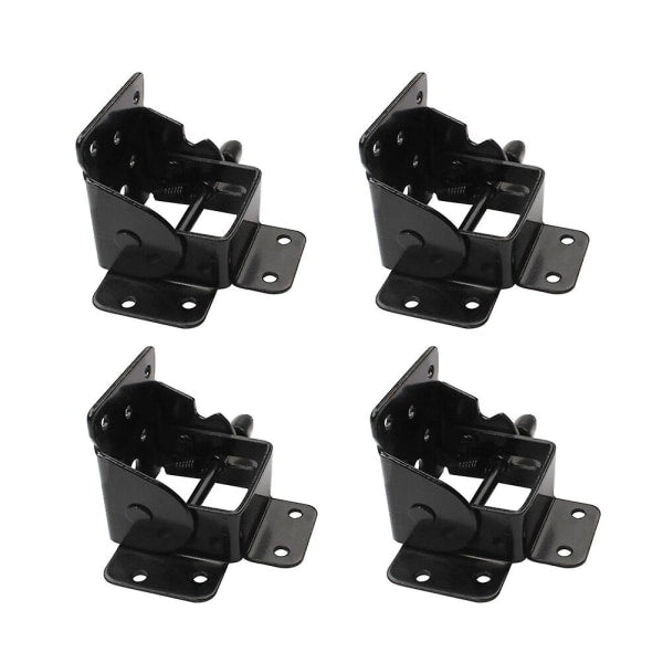 pcs Folding Table Hinge Furniture Leg Hinge Self-Locking Hinge Foldable Support Hinge Black M.