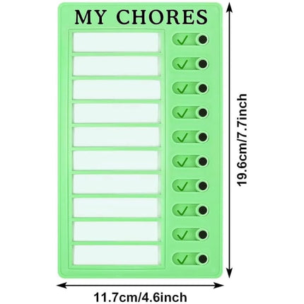 pcs checklist board - daily schedule to do list board memo - plastic chores chart with slider portable to do list for.