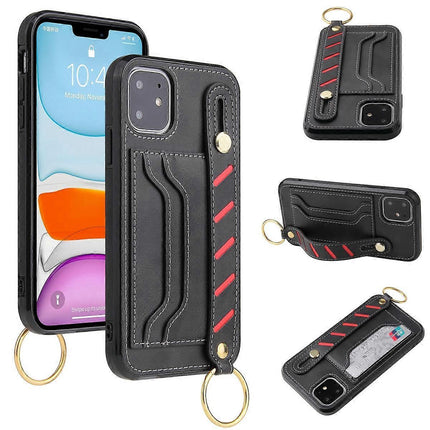 Compatible with iPhone 11 Armband Wallet Leather Phone Case-tfrf.