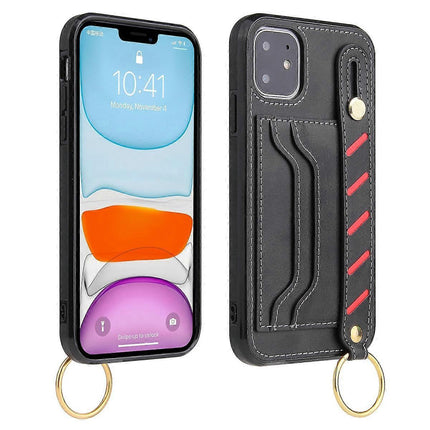 Compatible with iPhone 11 Armband Wallet Leather Phone Case-tfrf.
