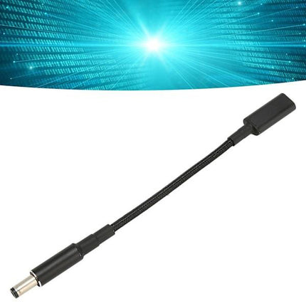 USB Type C Female to 5.5x2.1mm Male Adapter Cable Double PD E Mark Chip Portable 100W USB Type C Adapter Cable.