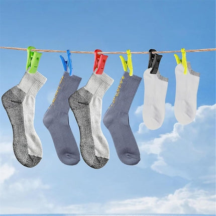 60 sock pins for washing machine and dryer, sock pins with hooks, sock holder washing machine, Dir.