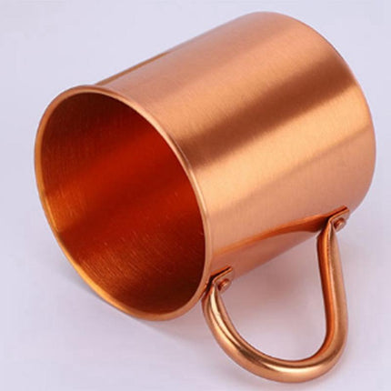 Sports Products Straight Cup Handle Cocktail Cup Pure Copper Mug.