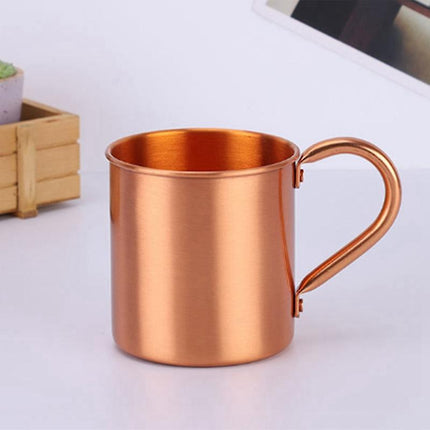 Sports Products Straight Cup Handle Cocktail Cup Pure Copper Mug.