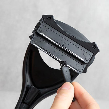 Folding Back and Body Razor - Perfect Black.