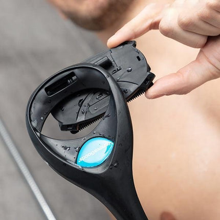 Folding Back and Body Razor - Perfect Black.