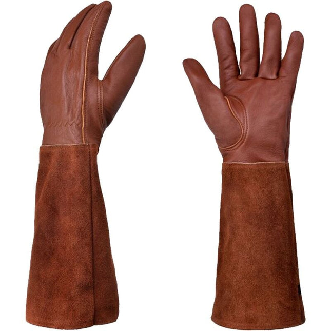 Thorn-proof gardening gloves for women, long gardening gloves, rose pruning gloves for women.