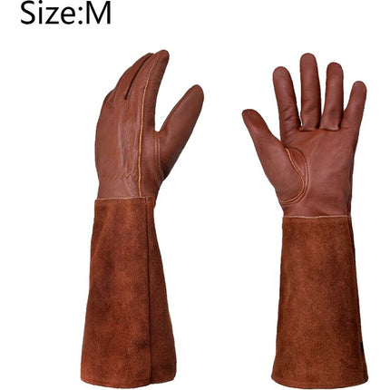 Thorn-proof gardening gloves for women, long gardening gloves, rose pruning gloves for women.