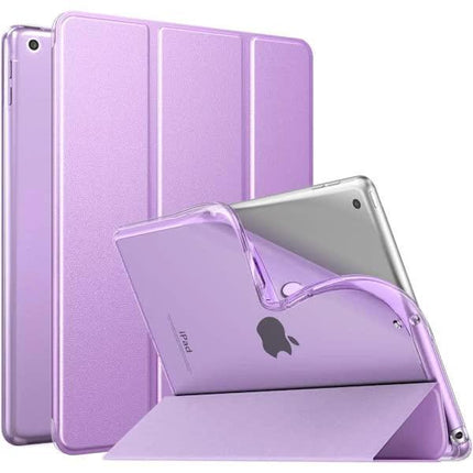 /NN/ Purple iPad 10.2 Case for iPad 9th Generation 2021/iPad 8th Generation 2020/iPad 7th Generation 2019 Soft Frosted Cover Slim Case with S.