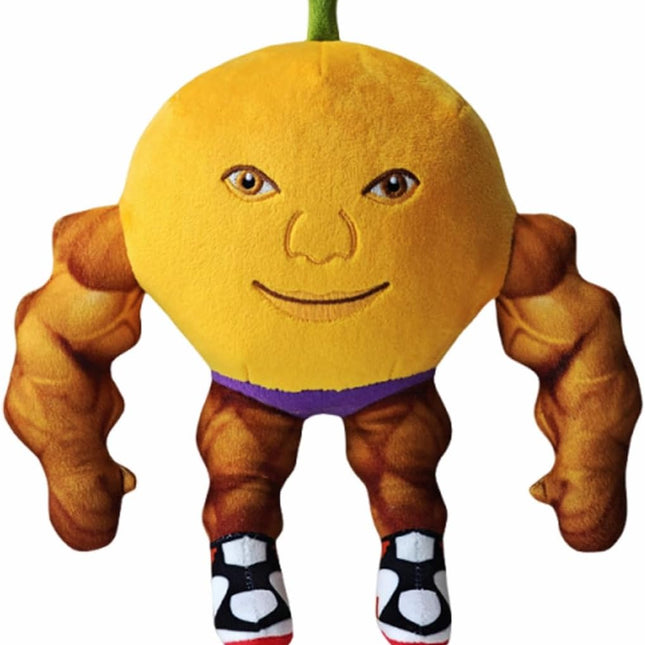 Italian Brainrot Plush, 25 cm U Din Din Din Din Dun Ma Din Din Din Dun Orange Bodybuilder Plush Pillow for Video Game Fans Bodybuilder-tfrf Bodybuilder.