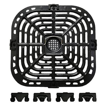 /NN/Replacement Grill Plate for Air Fryer Crispers for Instant Vortex 6qt with 4 Rubber Pads.