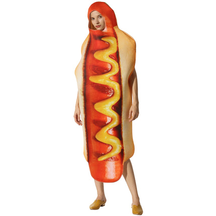 Halloween party costume hot dog cosplay costume stage performance_tfrf.