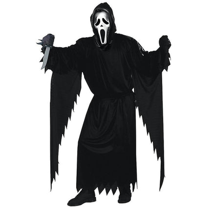 5-14 Years Children Halloween Scream Cosplay Costume Ghost Children's Fancy Dress With Mask 12-14 Years.