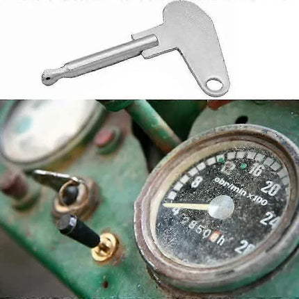 2X Ignition Keys Tractor Vintage Excavator Truck Ignition Lock Key.