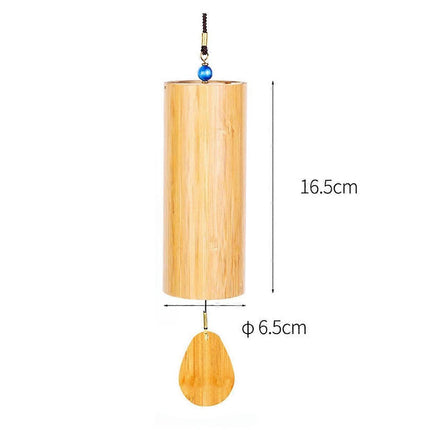 Chakra Chime Bamboo Meditation Game for Outdoor Use Wind Chime Sound.