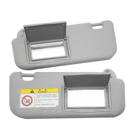 Car Visor for 2014 2015 2016 2017 74320-02B21 74310-02K91 with Mirror Car Accessories Gray.