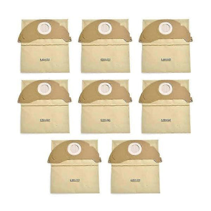 /NN/ 8 pcs Vacuum Cleaner Bags for Kärcher A2004 WD2, Model 6.904-322.0 - Improved Filtration & Easy Handling As Shown.