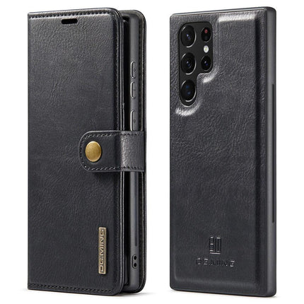 DG.MING 2-in-1 Magnetic Wallet Samsung Galaxy S22 Ultra Black_max.
