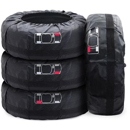 pcs Car Tire Covers 19-23\" Waterproof Dustproof Car Wheel Protector (Diameter 80cm).