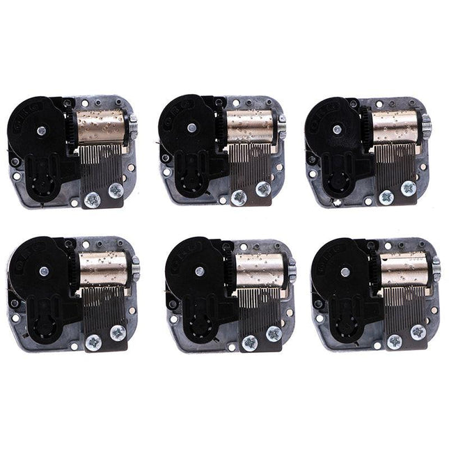 Mechanical DIY Music Box Sankyo Musical Movement + Screws + Black A3:Merry Christmas.