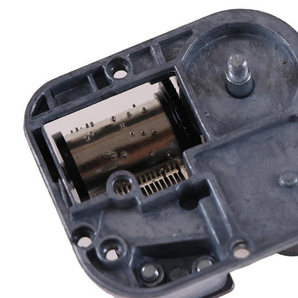 Mechanical DIY Music Box Sankyo Musical Movement + Screws + Black A3:Merry Christmas.