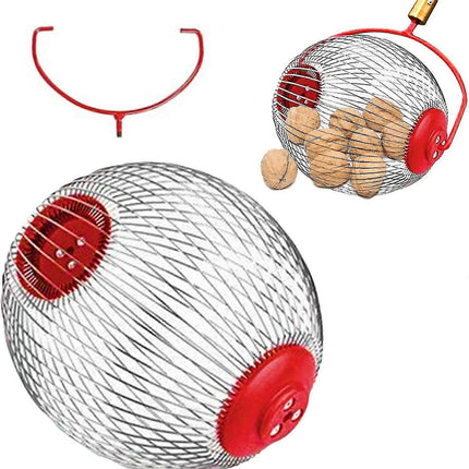 Nut Picker - Side opening for emptying walnuts, rolling picker for pine cones, picker, collector, ball picker for walnuts, pecans S.