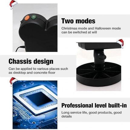 Christmas and Halloween Hologram Projector Window Projector LED.