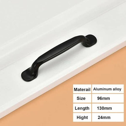 10x 96mm Black Kitchen Handles Door Handles Drawer Handles Bedroom Furniture Handles.