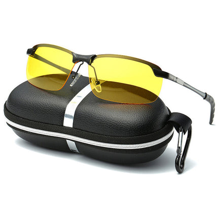 Night Driving Glasses, Polarized Safety Glasses for Night Driving, Anti-Reflective, HD Night Vision.