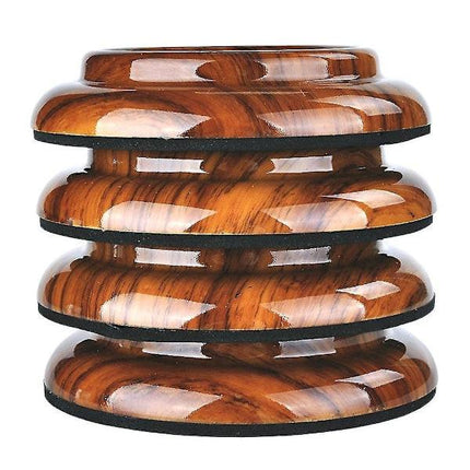 pcs Piano Wheel Cups for Upright Piano, Rosewood Color Piano Wheel Piano Leg Protectors with Anti-Slip.