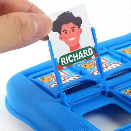 Who's There? Board Game Fun Party Family Memory Logical Thinking Antistress Interactive Guessing Classic Game Toy for Kids Character_tfrf Character.