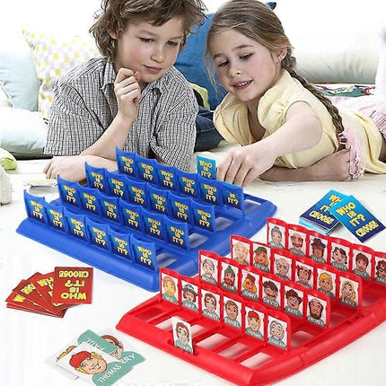 Who's There? Board Game Fun Party Family Memory Logical Thinking Antistress Interactive Guessing Classic Game Toy for Kids Character_tfrf Character.