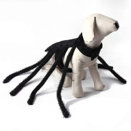 Halloween Adjustable Dog Cat Spider Costume Realistic Plush Spider.