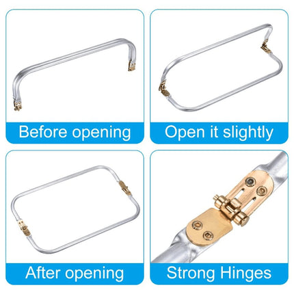 (4 pcs) Glasses Case, Unisex Hard Shell Glasses Case Protect.