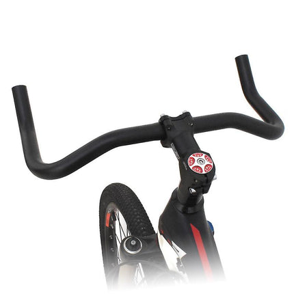 Bicycle Bullhorn Handlebar Aluminum Alloy 25.4mm 390mm Bicycle Handlebar For Fixed Gear Bicycle Road Bike.
