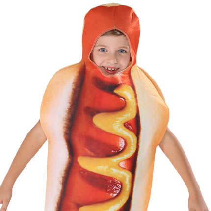 3D Color Printing Children Sausage Costume Jumpsuit Food Scene Cosp_yux.