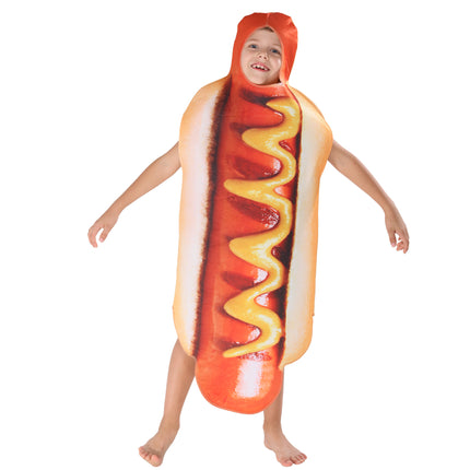3D Color Printing Children Sausage Costume Jumpsuit Food Scene Cosp_yux.