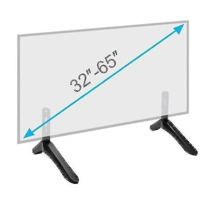 Universal TV Stand Base for 32-65 inch TVs, holds up to 45 kg.
