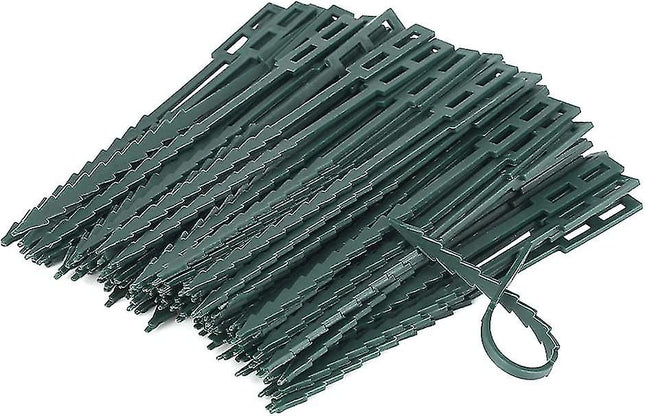 13.5 cm Adjustable Plant Ties, 200 Pcs Flexible Plant Wire Ties Plastic Garden Ties for Plant Support.