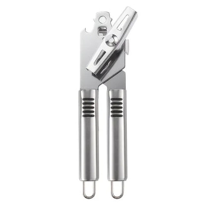 Multifunctional can opener, beer bottle opener, kitchen utensil, simple manual can opener.