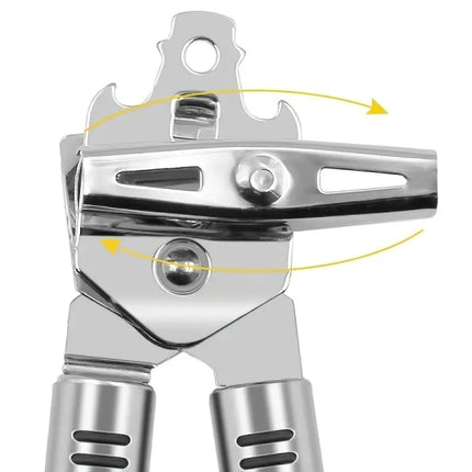 Multifunctional can opener, beer bottle opener, kitchen utensil, simple manual can opener.